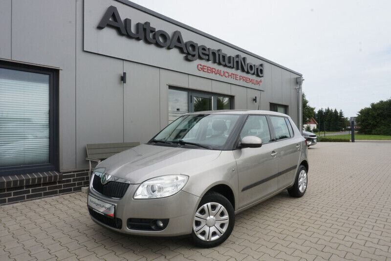 Beige Gebraucht 2008 Skoda Fabia Ambiente Kleinwagen | 4.850 € (Teuer) - Bild 1/4