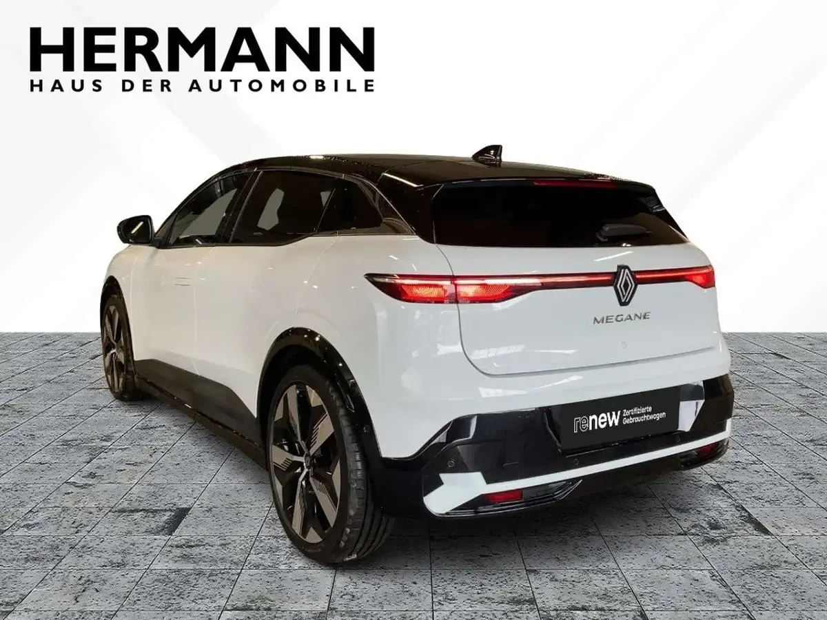 Brugt Renault Megane E-Tech Techno 160 kW (218 HK) 2023 Hvid Sedan