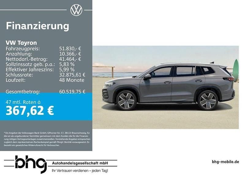 Gebraucht VW Tayron R-line 265 PS (194 kW) 2025 Grau SUV