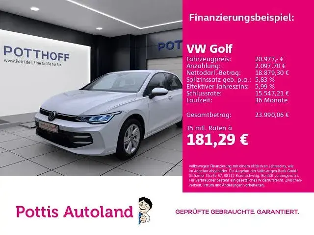 Gebraucht VW Golf VIII Life 116 PS (85 kW) 2024 Limousine