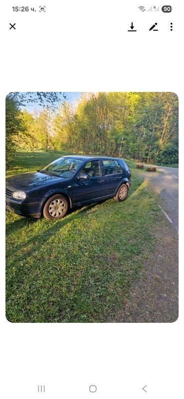Blau Gebraucht 2002 VW Golf IV Limousine | 1.399 € (Fairer Preis) - Bild 1/4