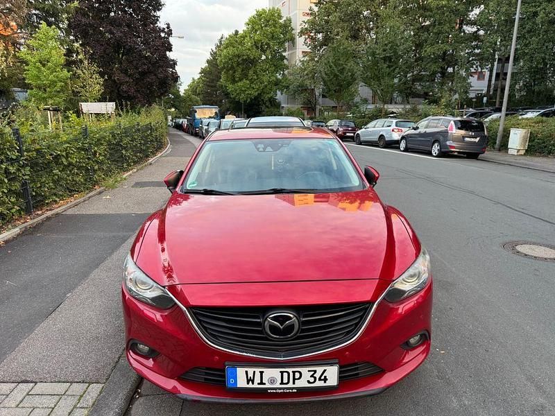 Rot Gebraucht 2014 Mazda 6 Sports-Line Limousine | 9.750 € (Fairer Preis) - Bild 1/4