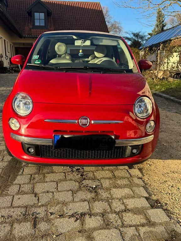 Rot Gebraucht 2014 Fiat 500C Lounge Cabrio | 5.300 € (Superpreis) - Bild 1/4
