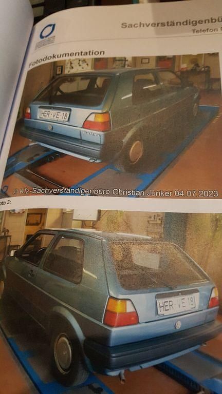Gebraucht VW Golf II 54 PS (39 kW) 1990 Blau Kleinwagen