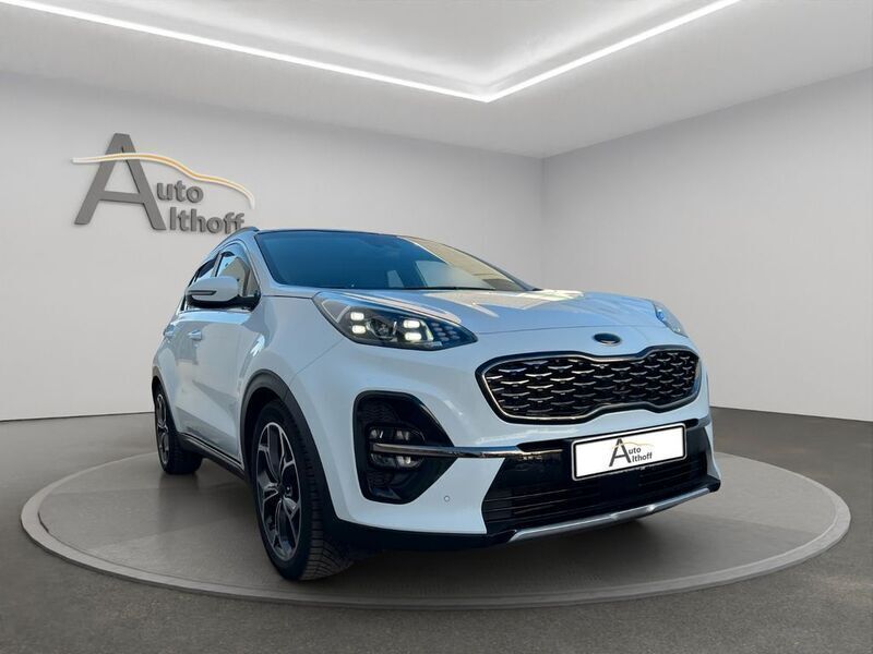 (wd) carraraweiss Gebraucht 2021 Kia Sportage GT-Line SUV | 24.300 € (Fairer Preis) - Bild 1/4