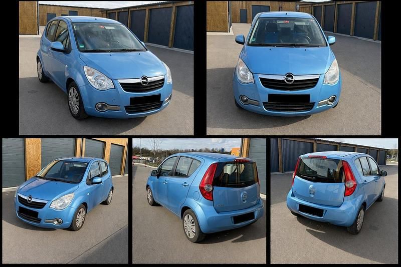Gebraucht Opel Agila 65 PS (47 kW) 2009 Blau Kleinwagen