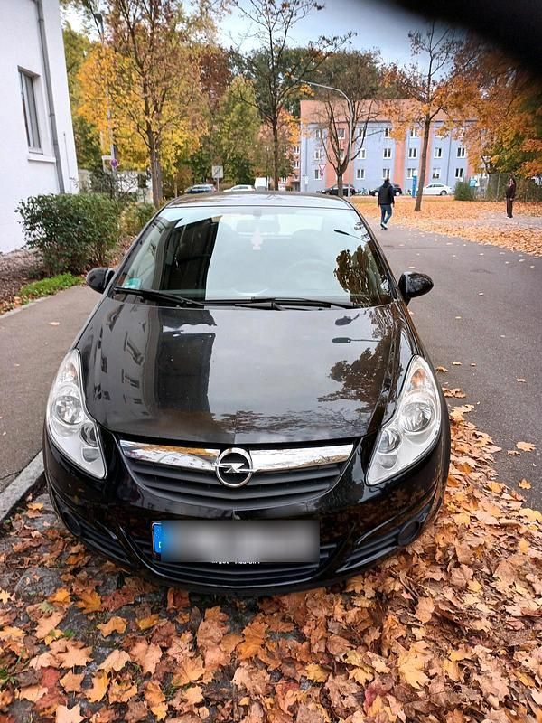 Schwarz Gebraucht 2009 Opel Corsa Kleinwagen | 2.100 € (Fairer Preis) - Bild 1/4
