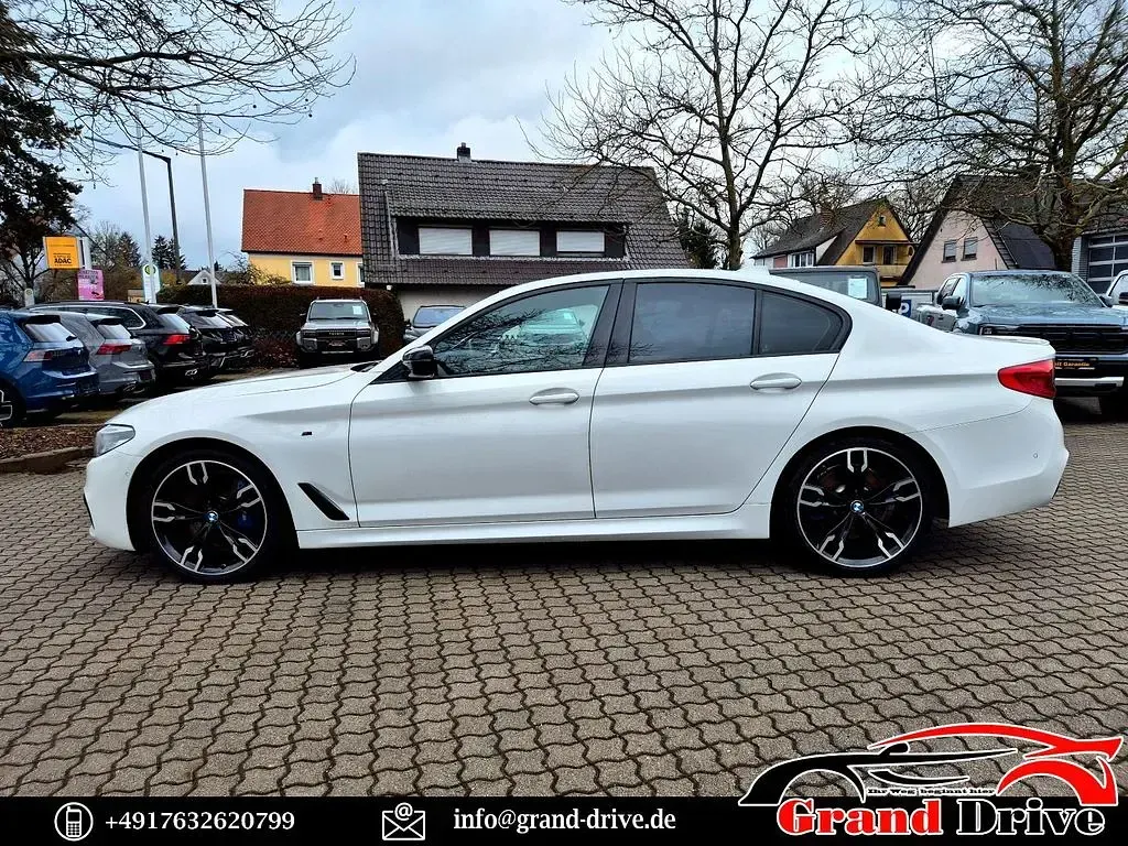 Używany BMW M550 Performance 462 KM (339 kW) 2019 Biały Sedan/Limuzyna