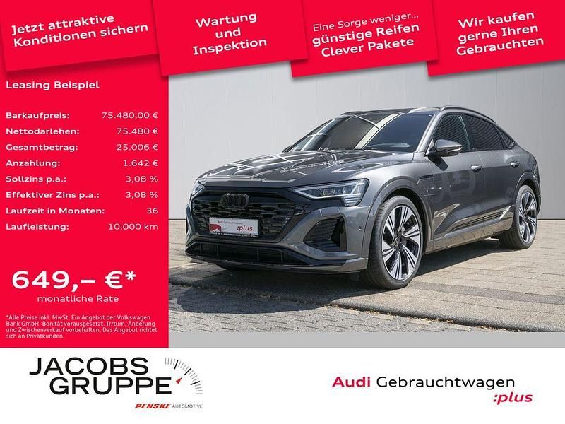 Daytonagrau perleffekt Gebraucht 2024 Audi Q8 Sportback e-tron S-Line SUV | 75.480 € - Bild 1/4