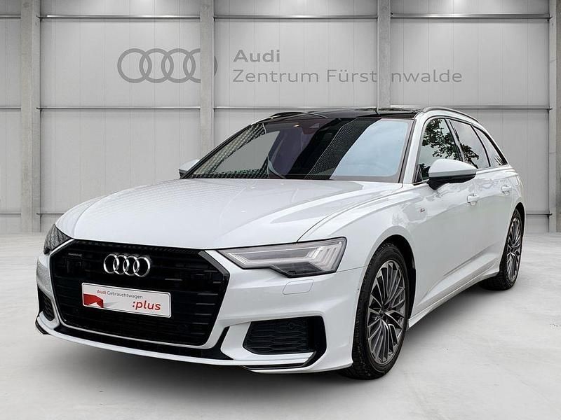 Weiss Gebraucht 2021 Audi A6 S-Line Kombi | 45.550 € (Teuer) - Bild 1/4