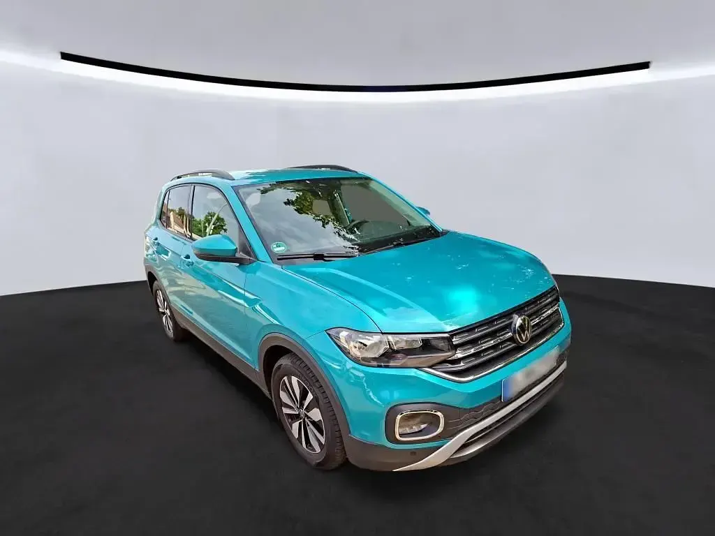 Gebraucht VW T-Cross Move 95 PS (69 kW) 2023 Grün SUV