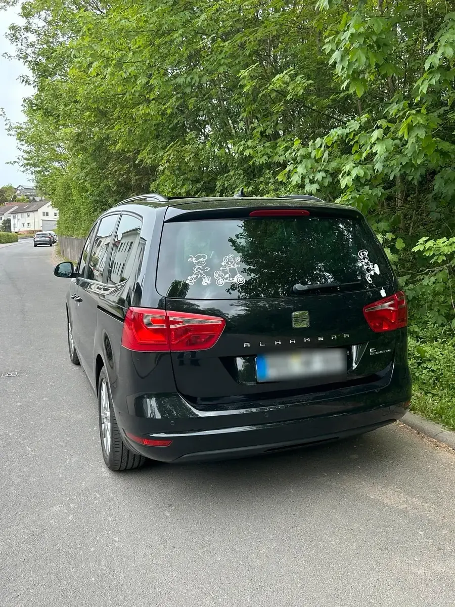 Gebraucht Seat Alhambra 140 PS (102 kW) 2012 Schwarz Van / Kleinbus