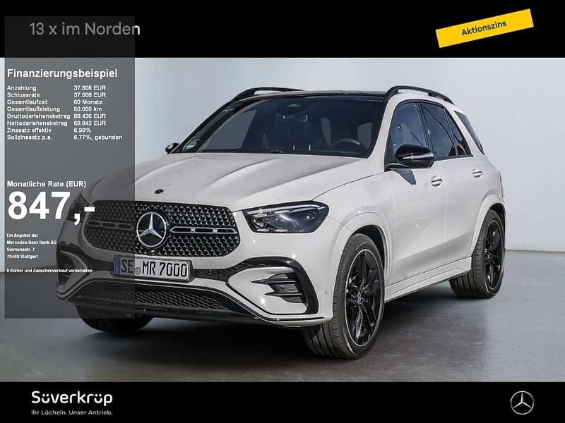 Unilack polarweiß Gebraucht 2025 Mercedes GLE450 AMG Premium SUV | 107.450 € (Teuer) - Bild 1/4