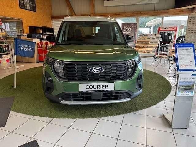 Neu Ford Tourneo Courier Active 125 PS (91 kW) 2025 Bursting green Van / Kleinbus