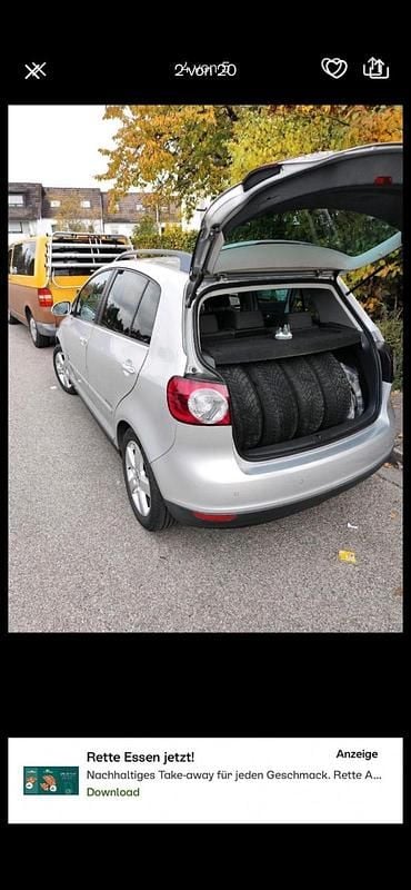 Gebraucht VW Golf Plus Cross 102 PS (75 kW) 2008 Silber Van / Kleinbus