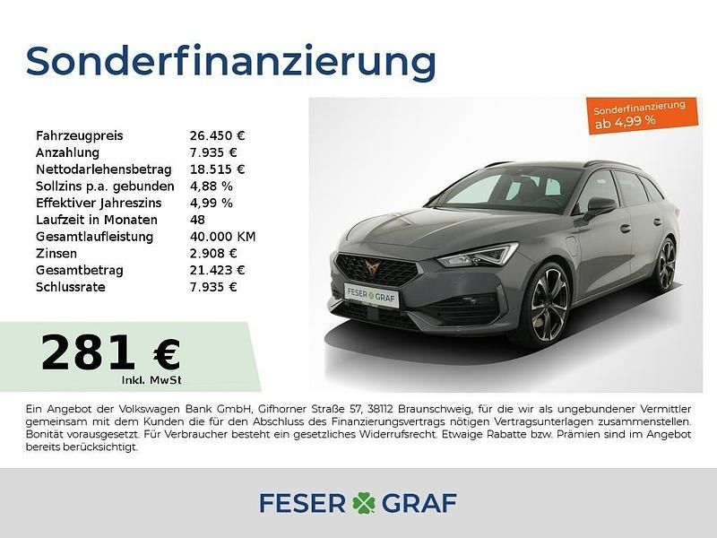 Gebraucht Cupra Leon VZ 245 PS (180 kW) 2023 Graphene grau Kombi
