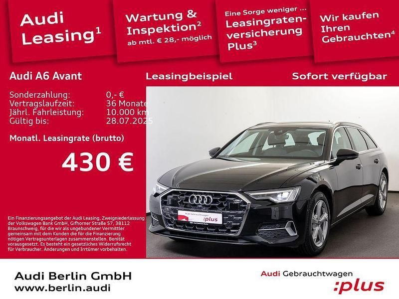 Mythosschwarz metallic Gebraucht 2024 Audi A6 Advanced Plus Kombi | 54.250 € - Bild 1/3