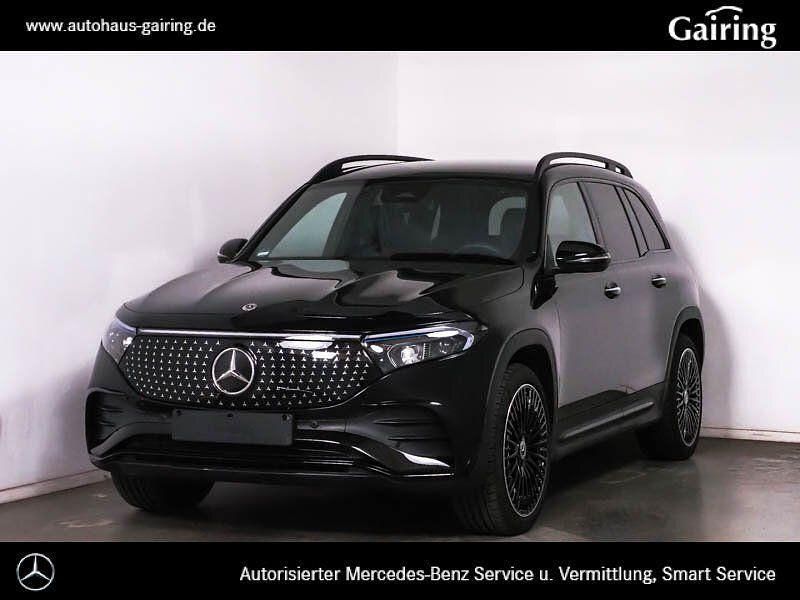 Schwarz Gebraucht 2024 Mercedes EQB300 AMG line SUV | 45.200 € - Bild 1/4