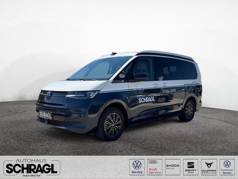 Cady white/starlight blue metallic Gebraucht 2025 VW T7 Beach Van | 68.795 € (Teuer) - Bild 1/4