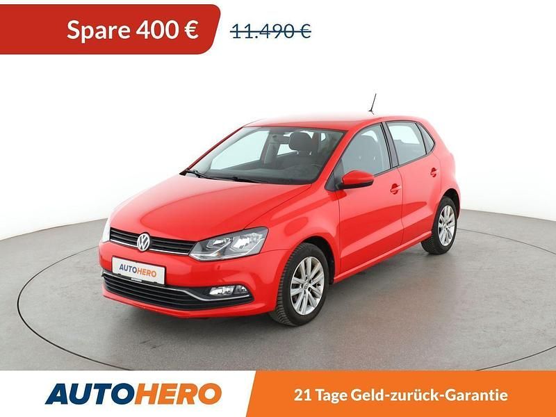 Rot Gebraucht 2015 VW Polo Advance Limousine | 11.090 € (Etwas zu teuer) - Bild 1/3