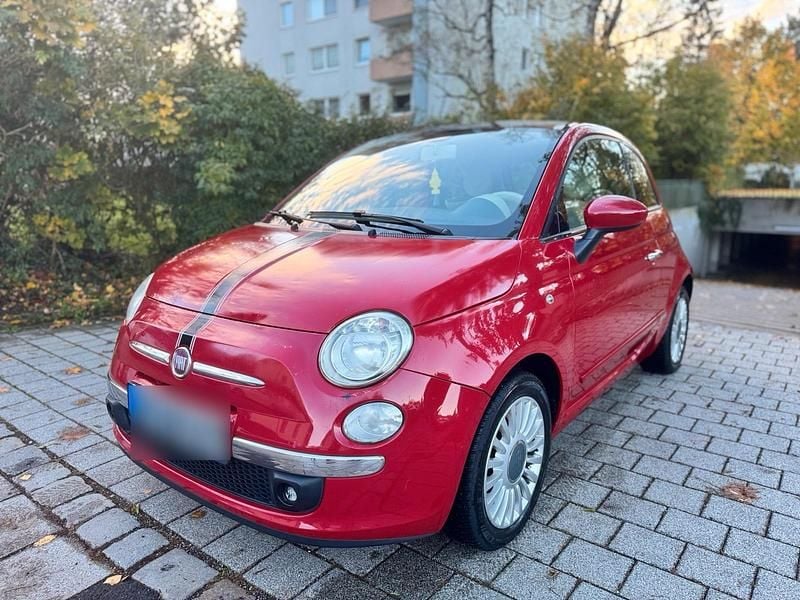 Rot Gebraucht 2009 Fiat 500 Lounge Kleinwagen | 3.200 € (Superpreis) - Bild 1/4