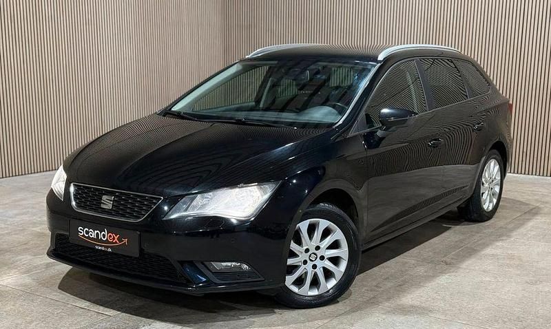 Second-hand Seat Leon 105 CP (77 kW) 2015 Negru Berlinǎ