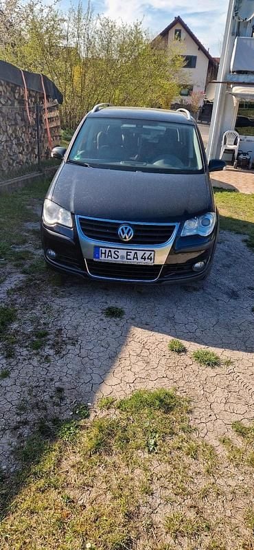 Gebraucht VW Touran Cross 140 PS (102 kW) 2008 Schwarz Van / Kleinbus