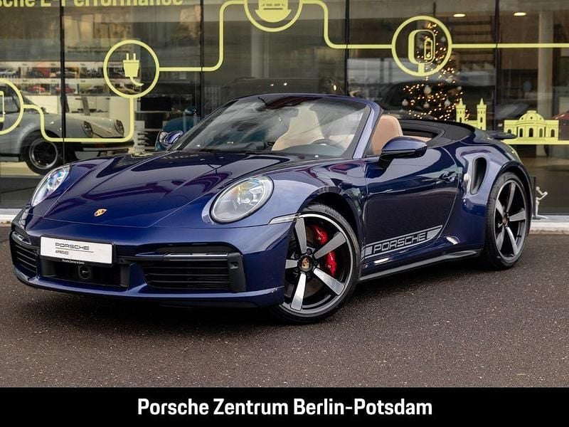 Blau Gebraucht 2024 Porsche 911 Turbo Cabriolet Cabrio | 204.900 € (Fairer Preis) - Bild 1/4
