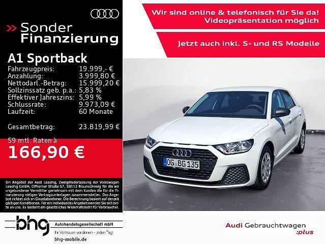 Cortinaweiß Gebraucht 2025 Audi A1 Sportback Kleinwagen | 19.999 € (Superpreis) - Bild 1/4