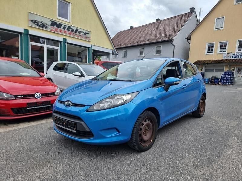 Blau Gebraucht 2010 Ford Fiesta Trend Kleinwagen | 1.480 € (Superpreis) - Bild 1/4