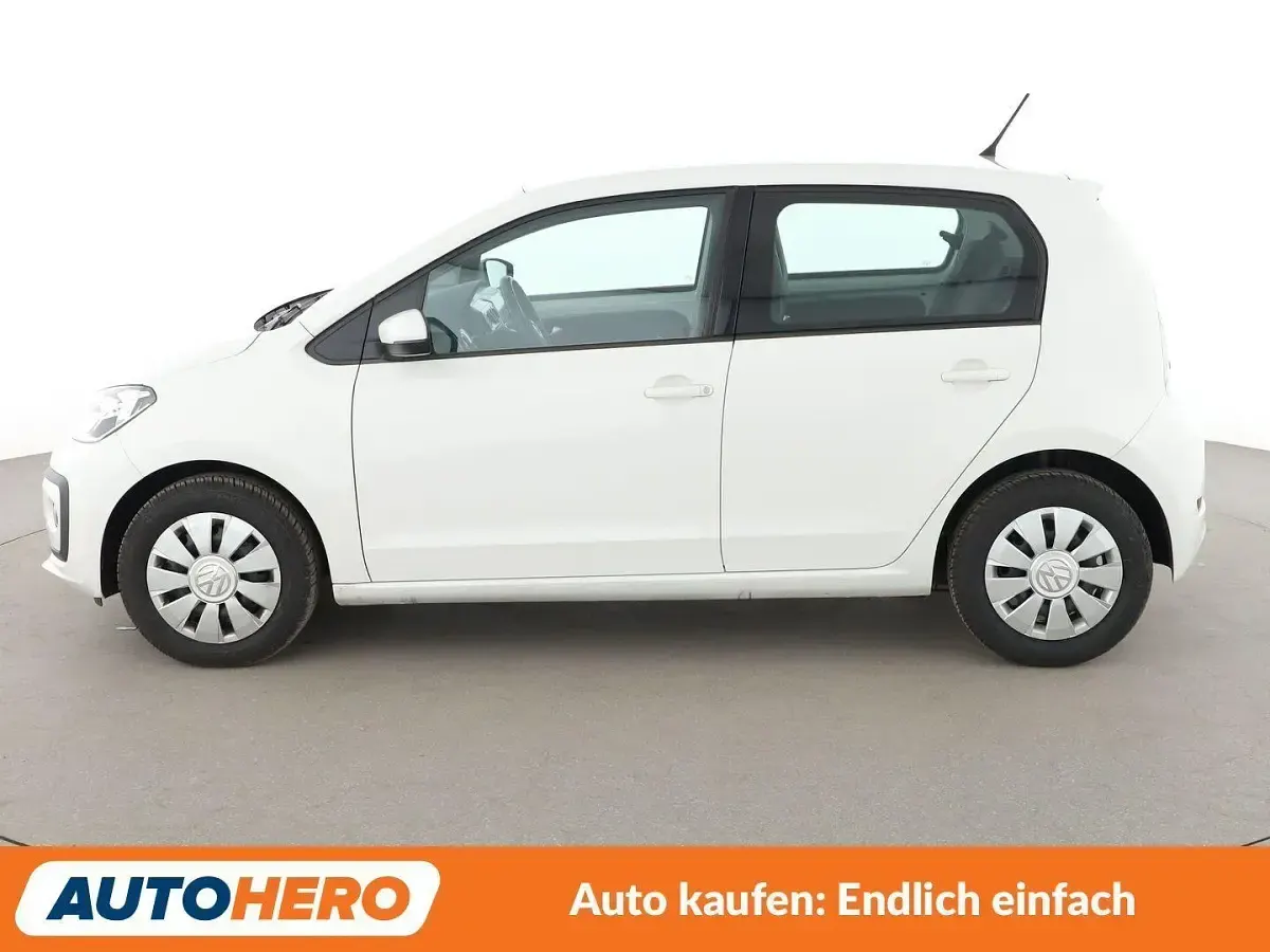 Gebraucht VW up! move up! 60 PS (44 kW) 2017 Weiß Kleinwagen