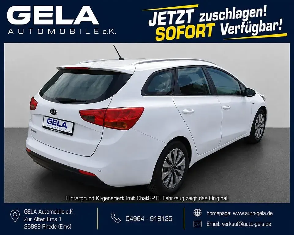 Gebraucht Kia Ceed Sportswagon DREAM-TEAM Edition 101 PS (74 kW) 2018 Weiß Kombi