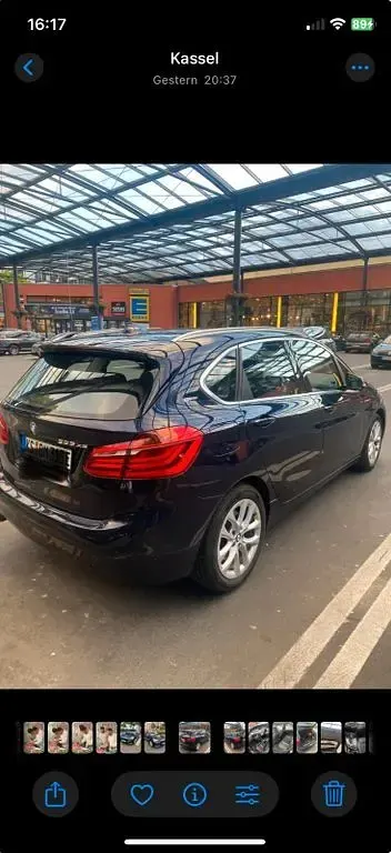 Brugt BMW 225 Active Tourer Advantage 224 HK (164 kW) 2016 Blå MPV