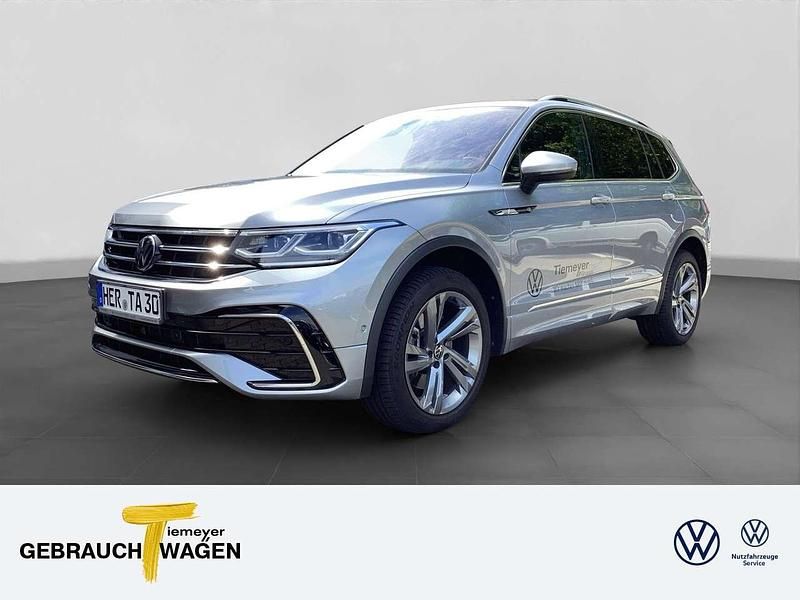 Silber Gebraucht 2023 VW Tiguan Allspace R-line SUV | 39.980 € (Fairer Preis) - Bild 1/4