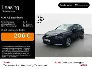 Gebraucht Audi A3 150 PS (110 kW) 2025 Schwarz (mythosschwarz metallic) Limousine