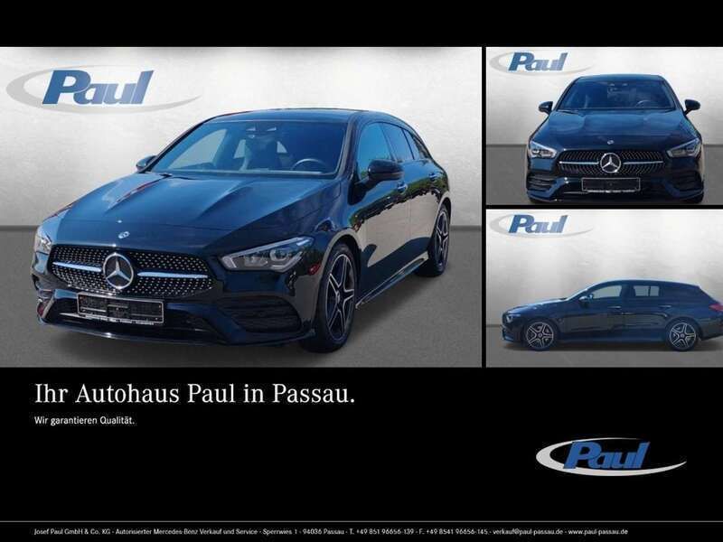 Metalliclack kosmosschwarz Gebraucht 2023 Mercedes CLA250 Shooting Brake Night Kombi | 38.490 € (Fairer Preis) - Bild 1/4