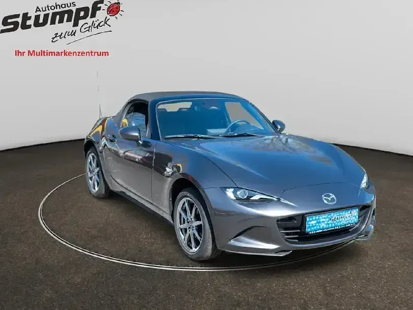 Neu Mazda MX5 Exclusive-Line 132 PS (97 kW) 2026 Machine gray Cabrio