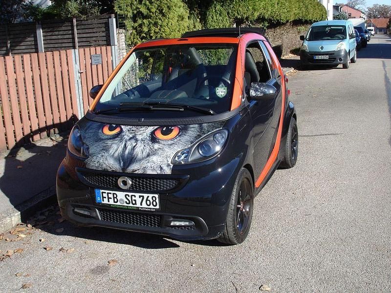 Schwarz Gebraucht 2015 Smart ForTwo Cabrio Cabrio | 8.900 € (Guter Preis) - Bild 1/4