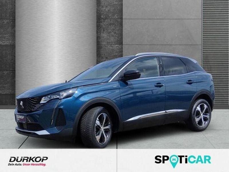 Lackierung blau celebes/metall Gebraucht 2023 Peugeot 3008 GT SUV | 26.970 € (Fairer Preis) - Bild 1/4