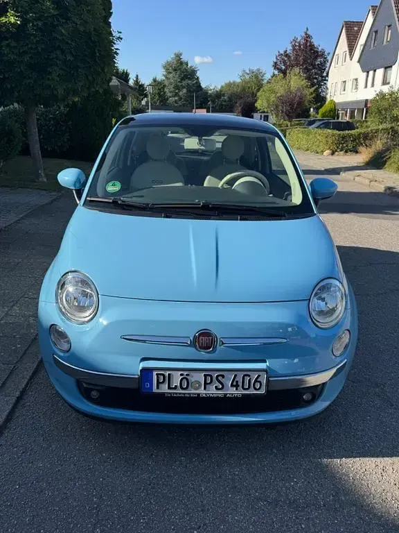 Gebraucht Fiat 500 Lounge 69 PS (50 kW) 2014 Blau Kleinwagen