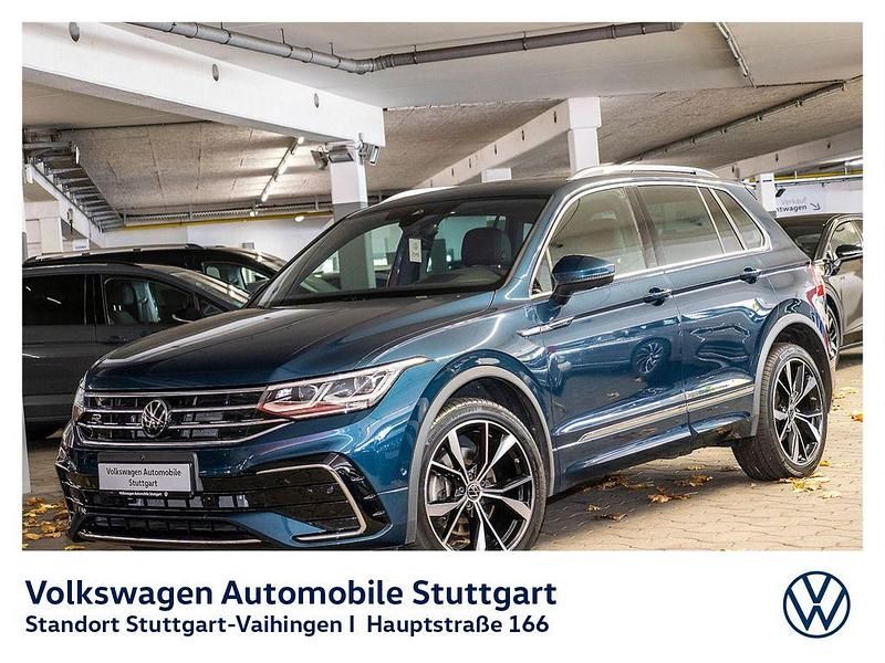 Blau Gebraucht 2022 VW Tiguan R-line SUV | 39.930 € (Etwas zu teuer) - Bild 1/4