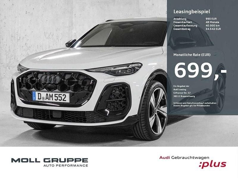 Gletscherweiss metallic Gebraucht 2025 Audi Q5 Ambiente SUV | 64.990 € (Guter Preis) - Bild 1/3