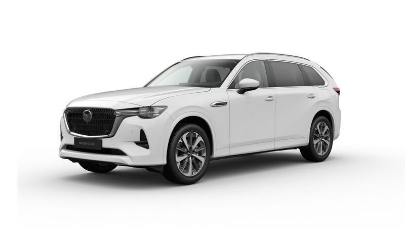 Weiß Neu 2025 Mazda CX-80 Homura-Line SUV | 58.970 € (Fairer Preis) - Bild 1/4