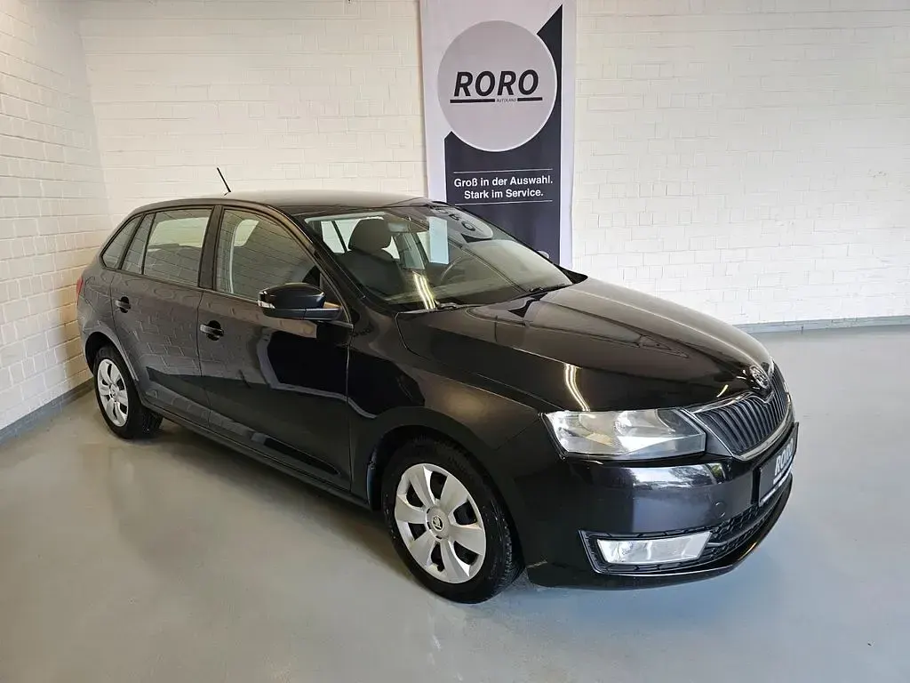 Gebraucht Skoda Rapid Ambition 90 PS (66 kW) 2015 Schwarz Kleinwagen
