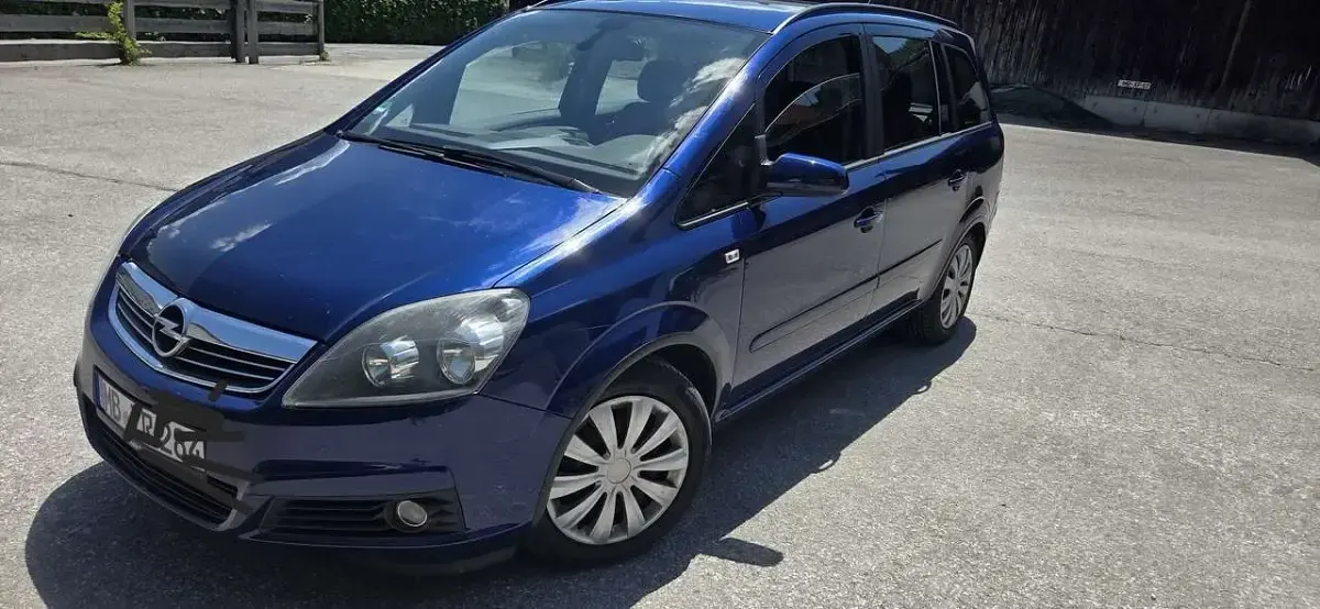 Gebraucht Opel Zafira Edition 140 PS (102 kW) 2007 Blau Van / Kleinbus