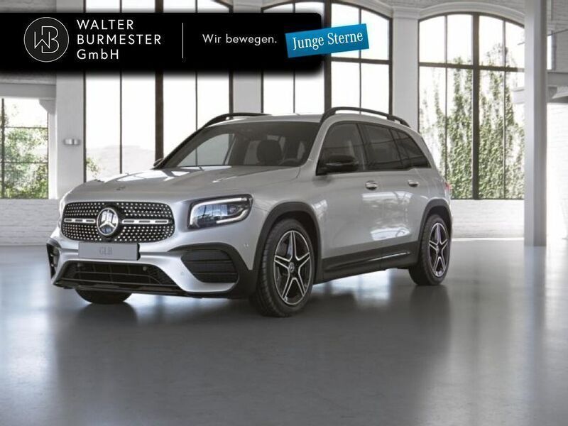 Iridiumsilber metallic Gebraucht 2023 Mercedes GLB220 AMG SUV | 44.490 € (Etwas zu teuer) - Bild 1/4