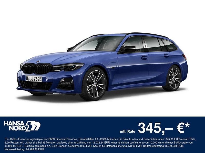 Blau Gebraucht 2022 BMW 330e M Sport Limousine | 37.650 € (Etwas zu teuer) - Bild 1/3