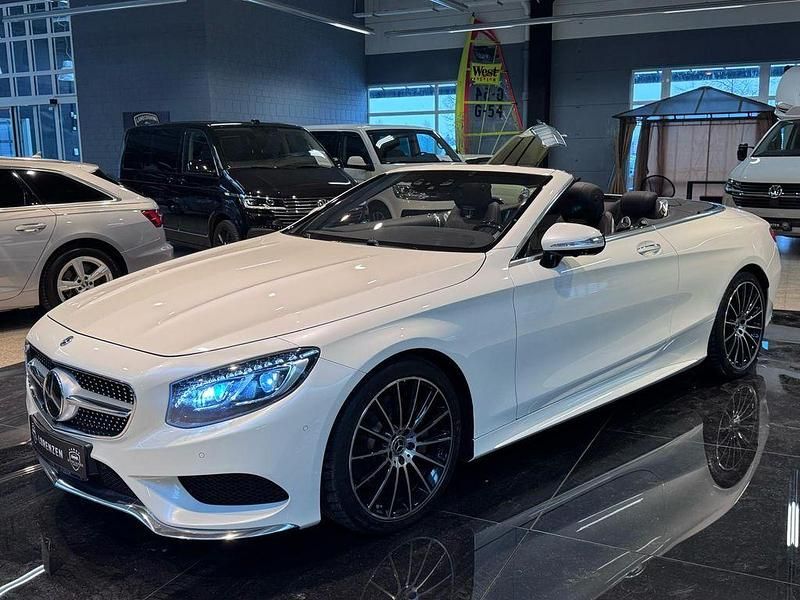 Weiß Gebraucht 2017 Mercedes 500 AMG Cabrio | 84.995 € - Bild 1/4