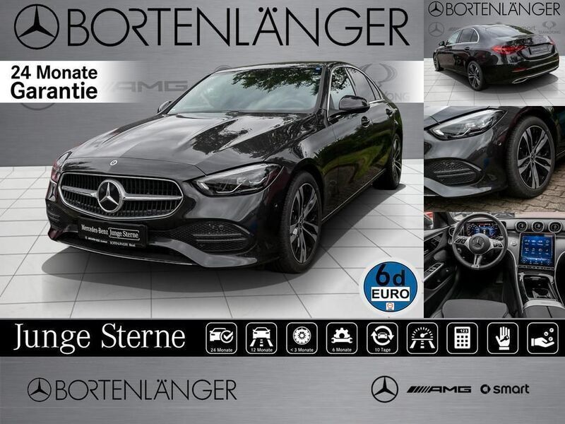 Grau Gebraucht 2024 Mercedes C180 Advanced Limousine | 37.666 € (Fairer Preis) - Bild 1/4