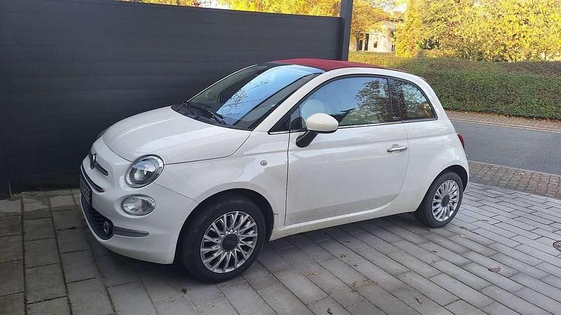 Weiß Gebraucht 2019 Fiat 500 Lounge Cabrio | 11.499 € (Fairer Preis) - Bild 1/4
